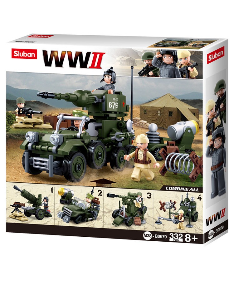 Sluban B0679 (WWII 4 in 1 Set) 2