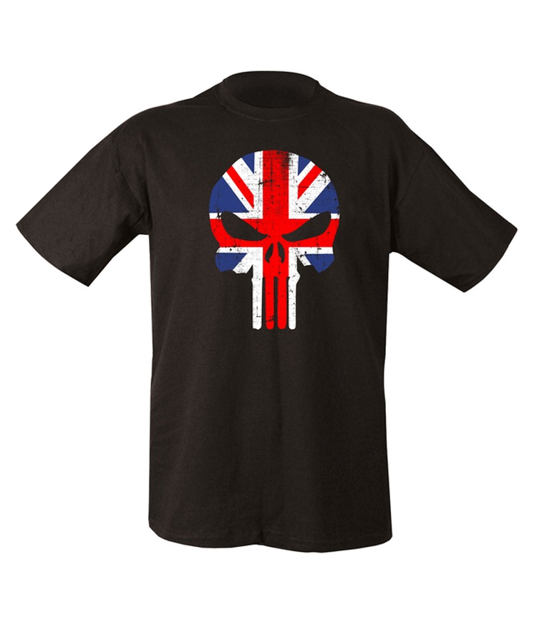 UK Punisher T-Shirt Black