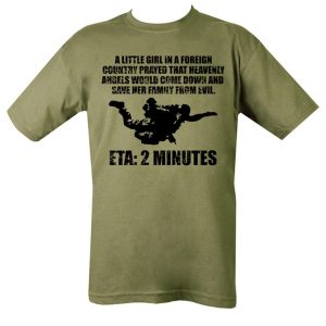 Heavenly Angels T-Shirt   Olive   END OF LINE