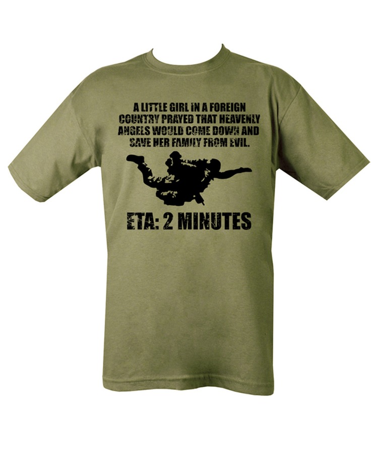 Heavenly Angels T-Shirt Olive END OF LINE
