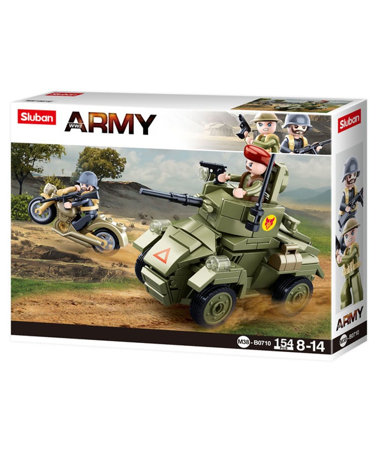 Sluban B0710 (Small English Armoured Vehicle) 3