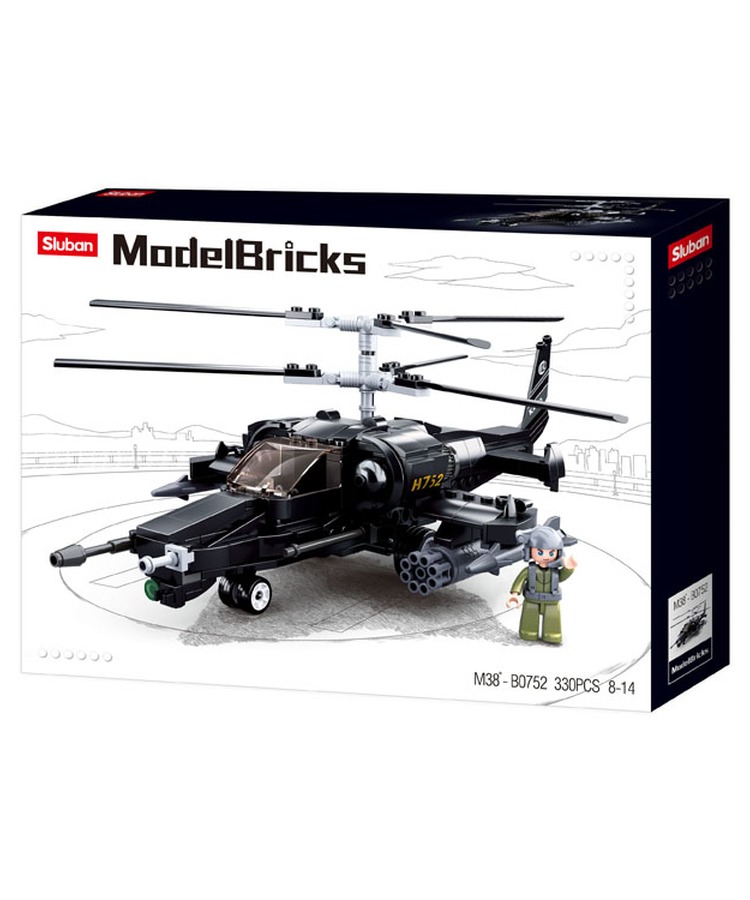 Sluban B0752 (Combat Helicopter) 4