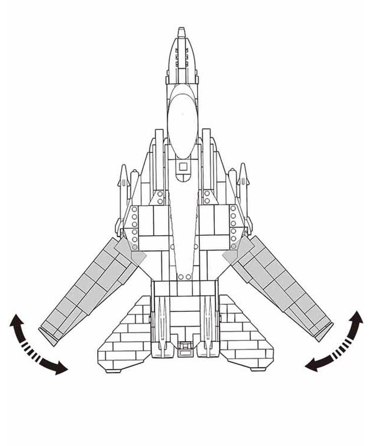 Sluban B0755 (Modern Fighter Jet) 3