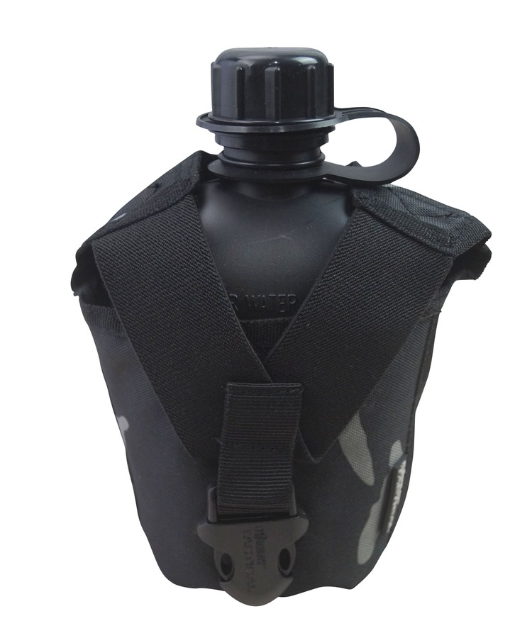 Tactical Water Bottle BTP Black 1
