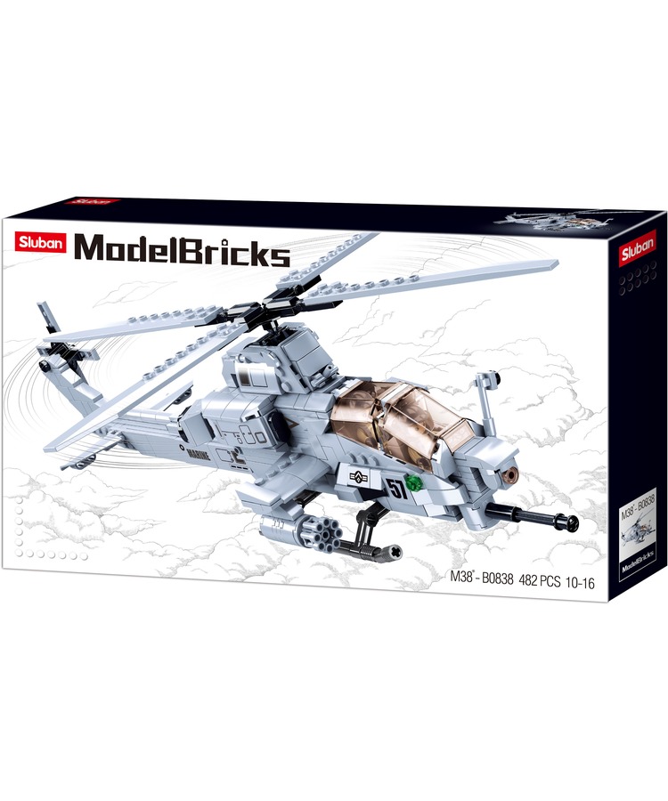 Sluban B0838 (Attack Helicopter) 2