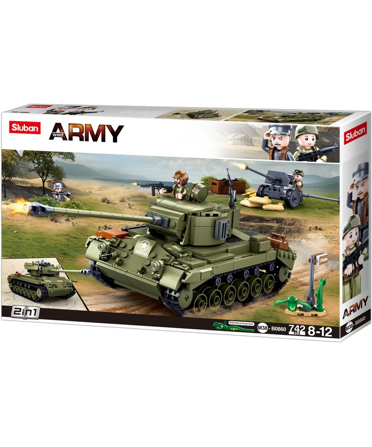 Sluban B0860 (Medium Tank) 2