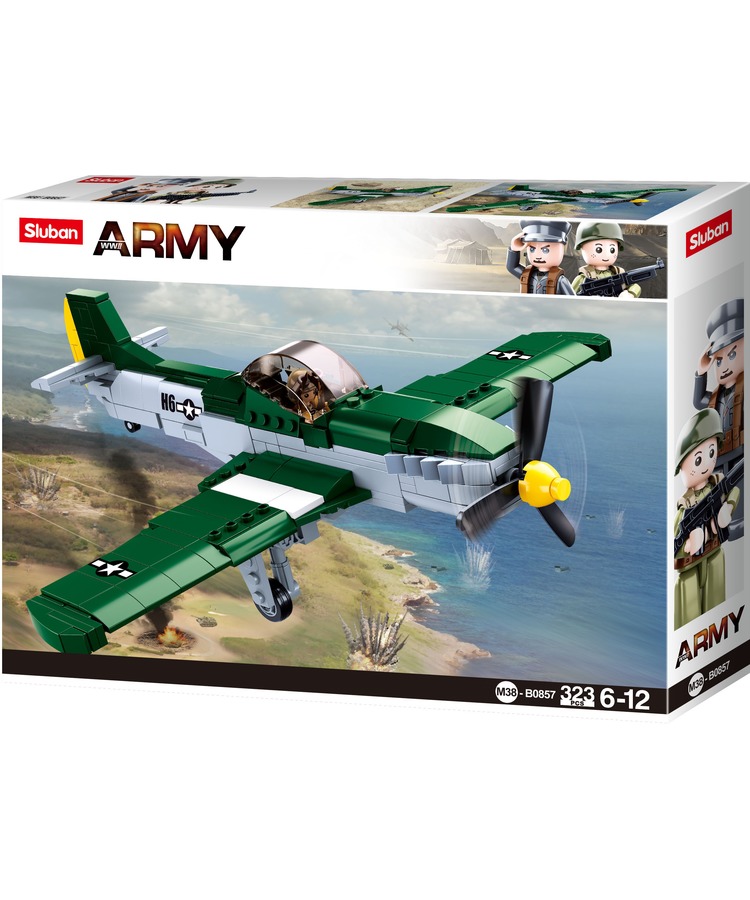 Sluban B0857 (Mustang Fighter) 2