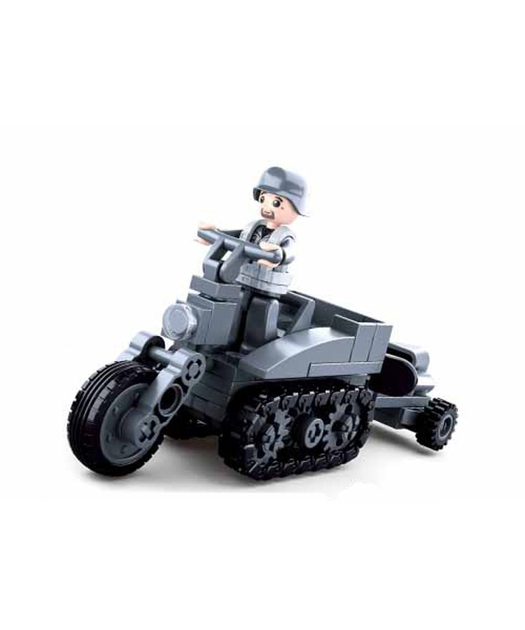Sluban B0680B (Half Track Bike) 1