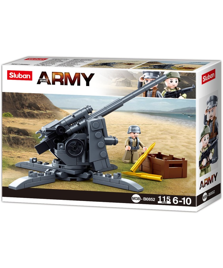 Sluban B0852 (Anti-aircraft Gun) 2