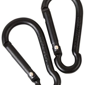 Standard Carabiner Pairs 8mm Black 1