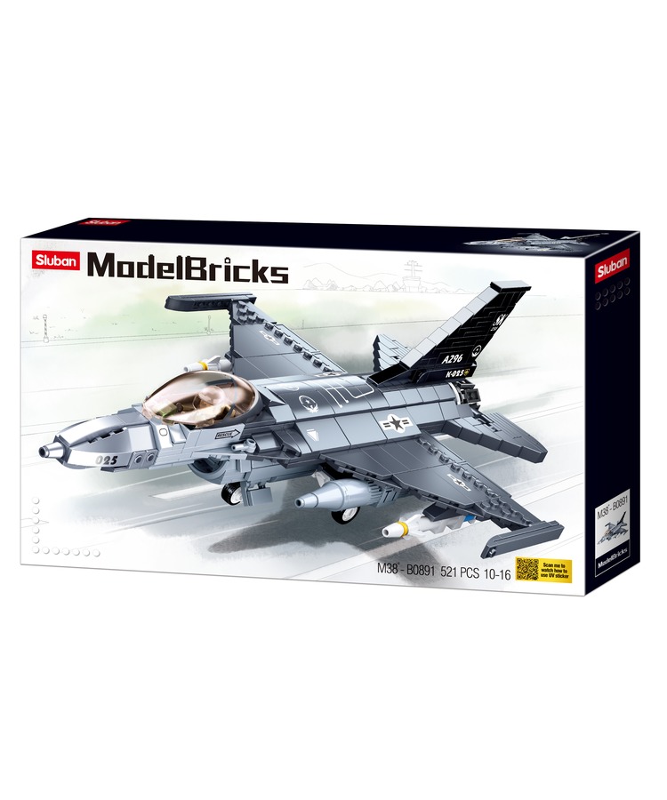 Sluban B0891 (Fighter Aircraft F16) 3