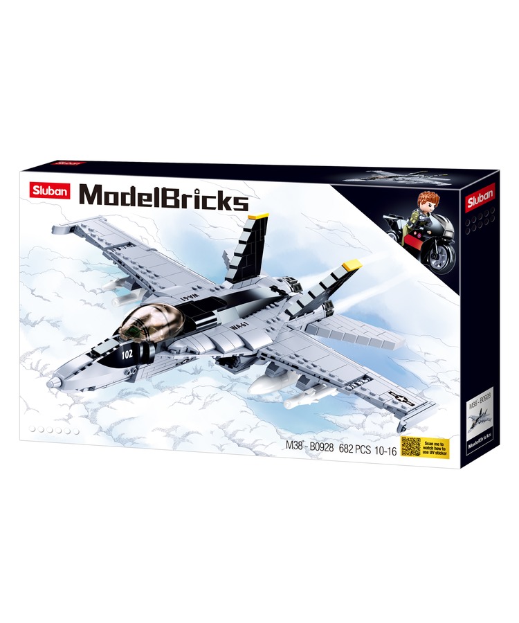 Sluban B0928 (Fighter Aircraft F18) 4