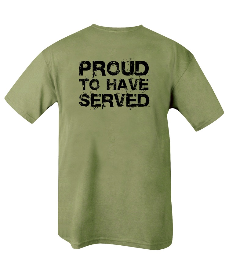 Proud To Have Served T-Shirt - Image 2