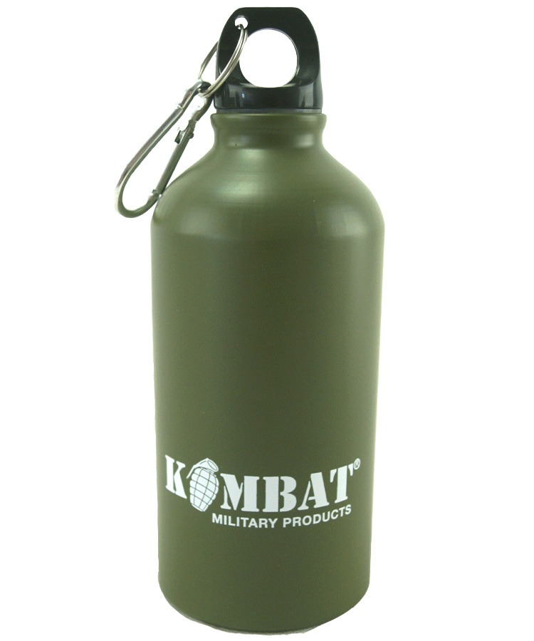 Aluminium Water Bottle 500ml Olive Green 1