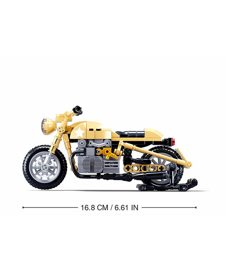 Sluban B0959 (Military Motorcycle) 2