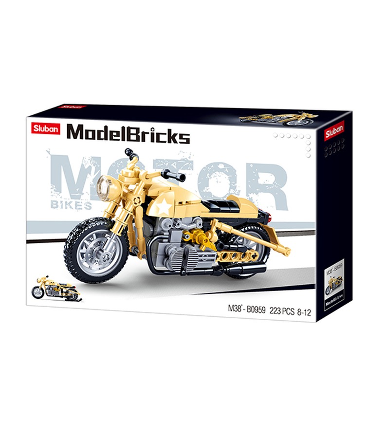 Sluban B0959 (Military Motorcycle) 4