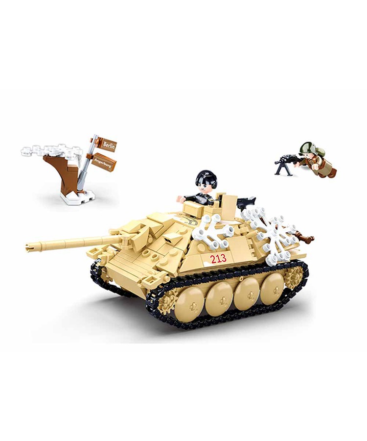Sluban Hetzer Tank Destroyer – Military Brick Set – view 1