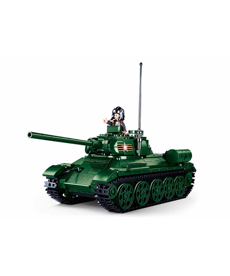 Sluban T34-85 Tank – Military Brick Set