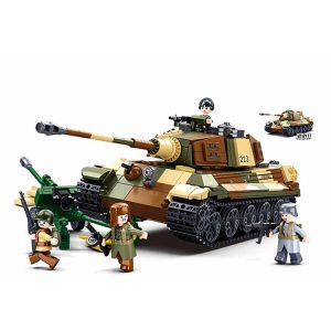 Sluban King Tiger Tank – Military Brick Set – view 1