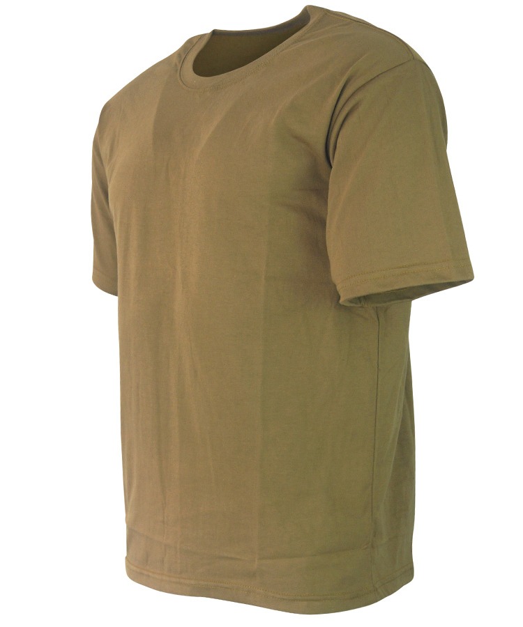 Military Plain T-Shirts   Coyote