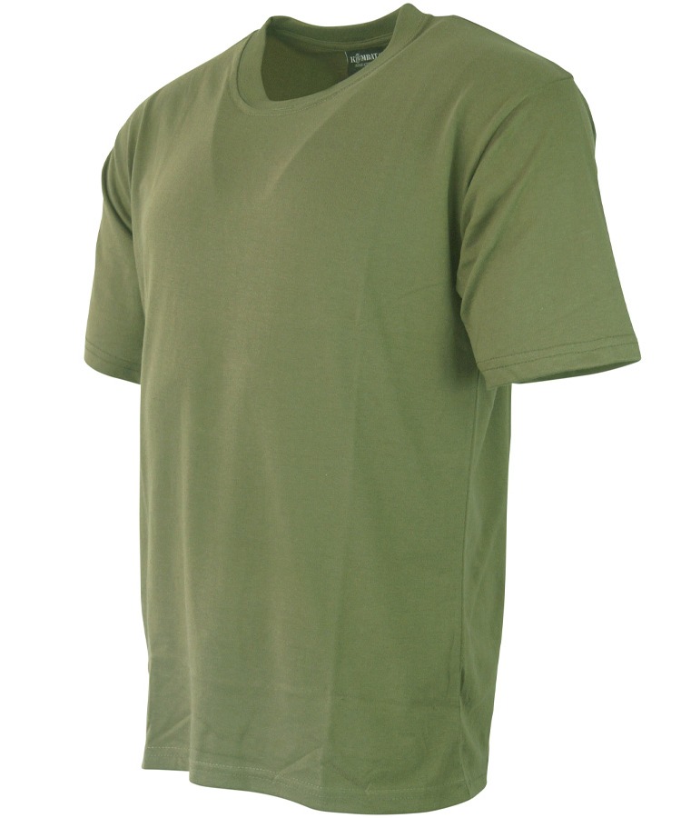 Military Plain T-Shirts    Olive Green
