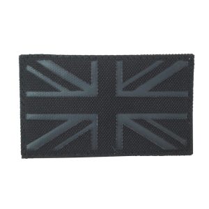 UK Laser Cut Patch Black / Grey 1