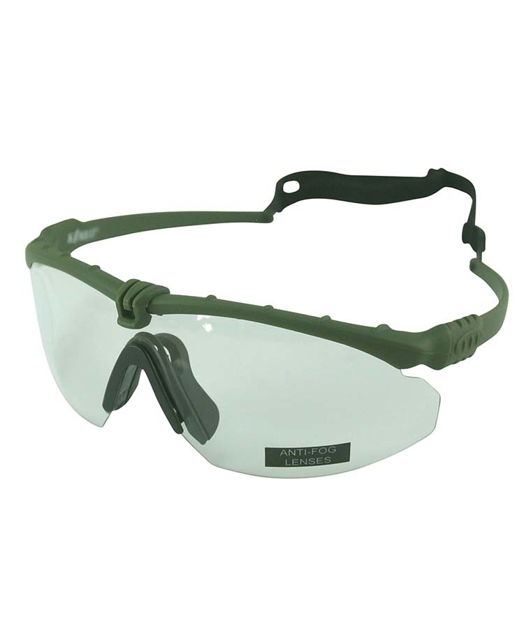 Ranger Glasses   Olive Green    Clear Lens