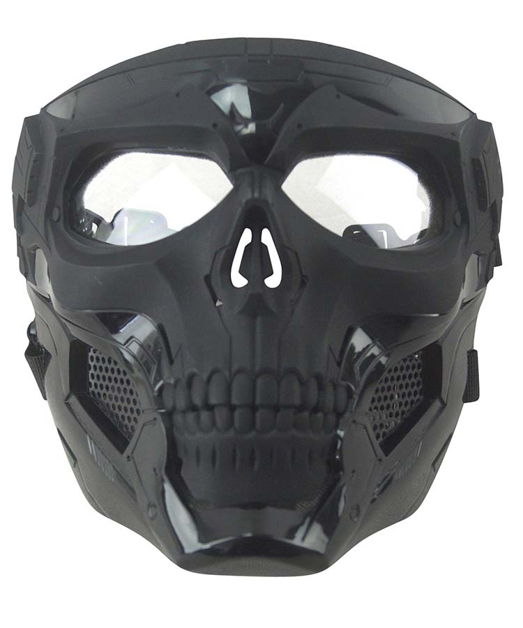Skull Messenger Mask Black 1
