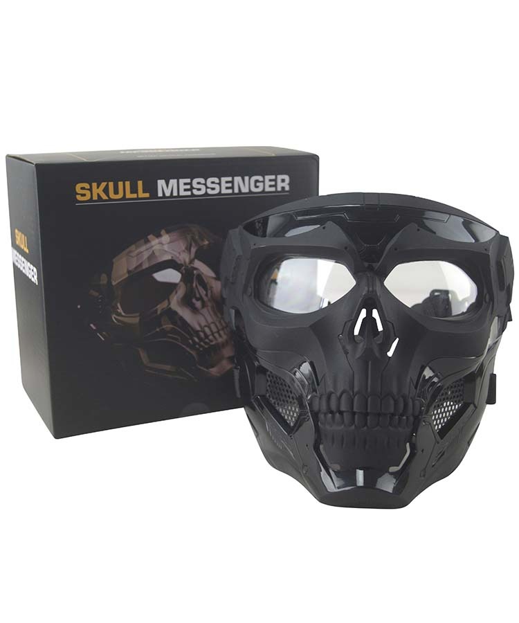 Skull Messenger Mask Black 2