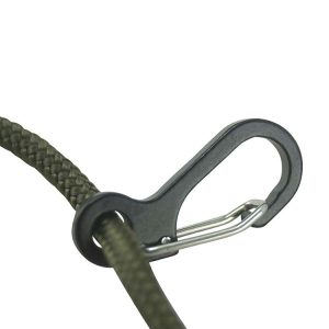 Paracord Carabiners Metal 10 Pack Black 1