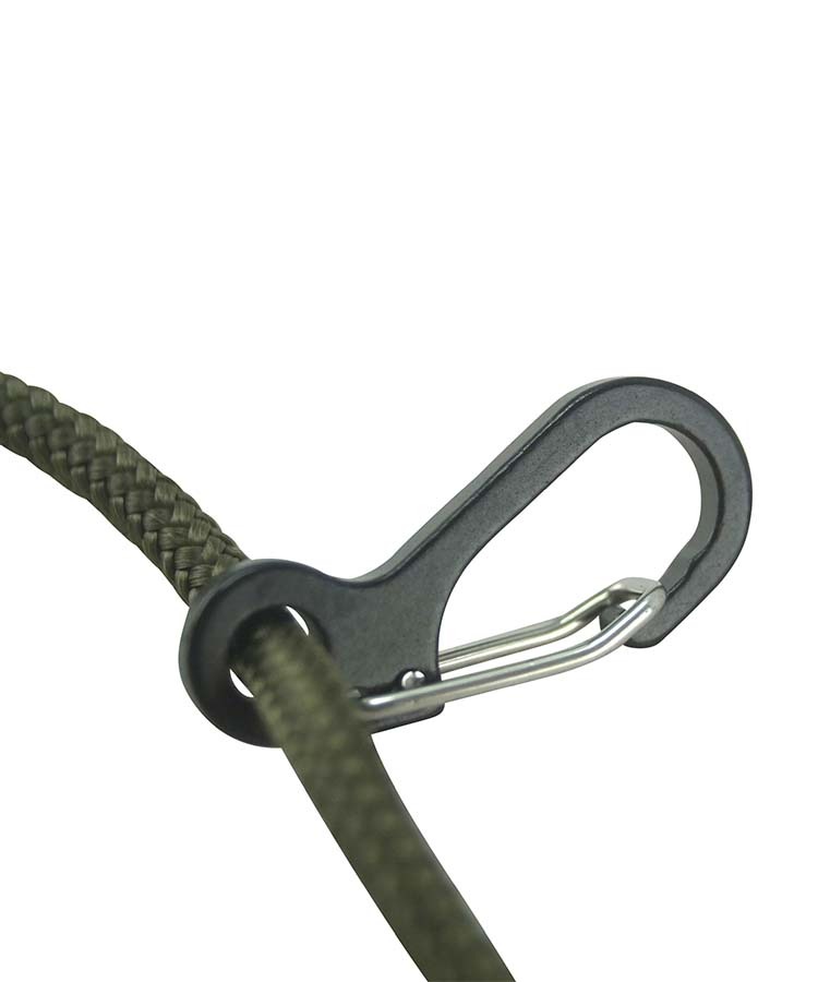 Paracord Carabiners Metal 10 Pack Black 1