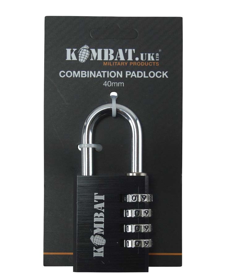 Combination padlock 40mm Black 3
