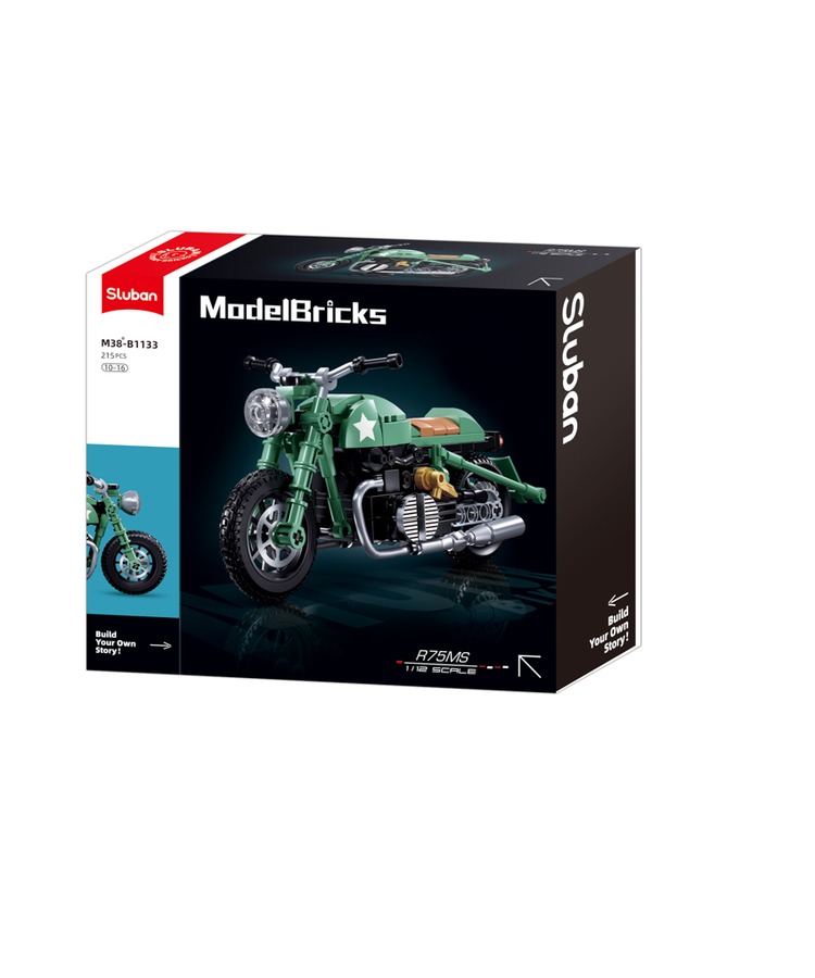 Sluban B1133 ( R75 Military Motorcycle ) 2