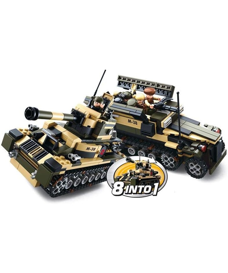 Sluban B0587 ( Army 8 into 1 set Display Box ) 1