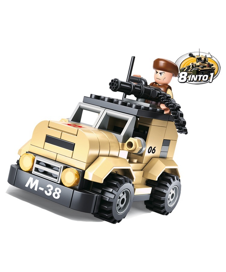Sluban B0587A ( Army Patrol Car ) 1