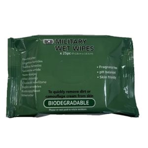 Military Face Wipes Pack of 25 wipes 1
