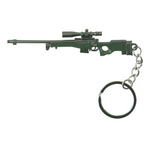 KOMK-001 Olive Green Sniper Rifle Keyring 1
