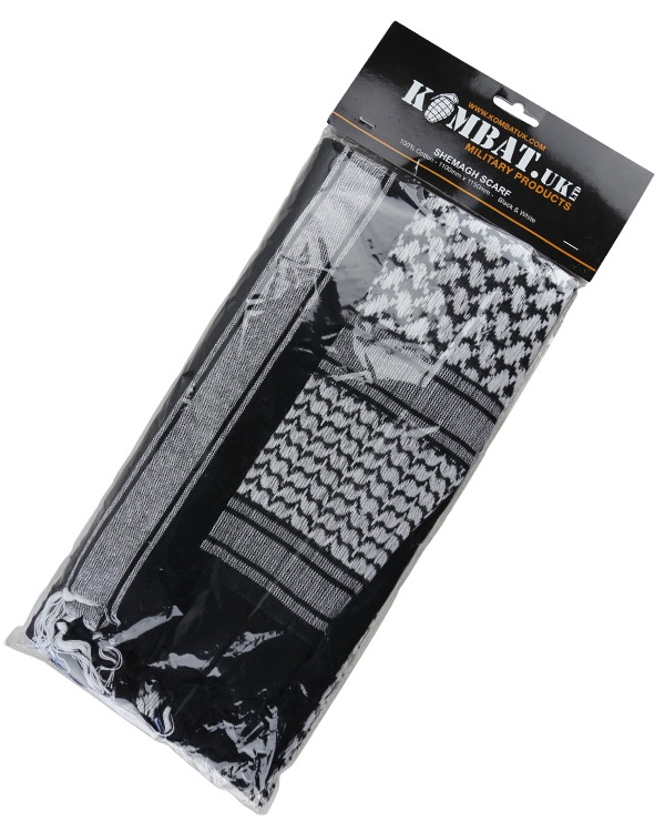 Shemagh Black White 3