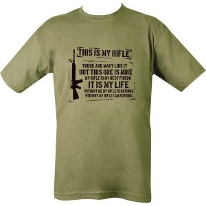 This Is My Rifle T-shirt   Olive Green