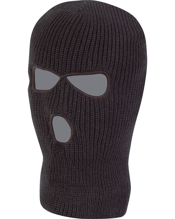 3 Hole Balaclava Black 1