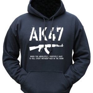 AK47 HOODIE   Black   End of line