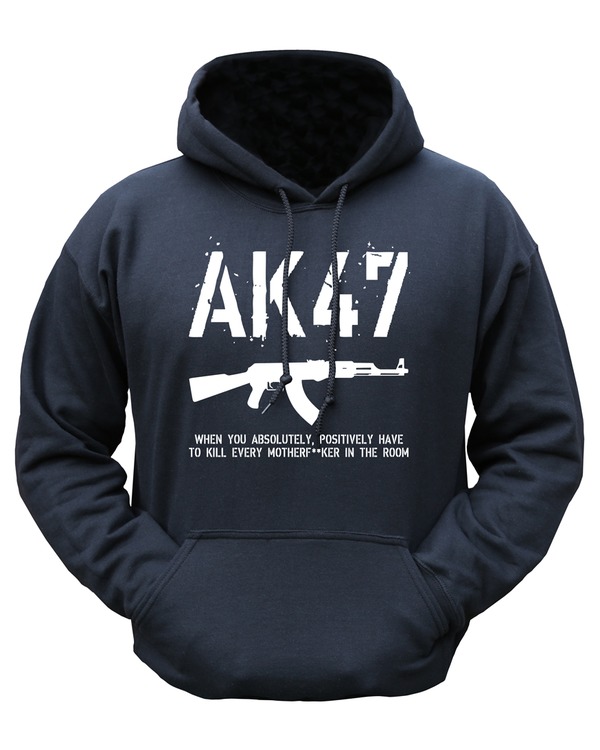 AK47 HOODIE Black End of line