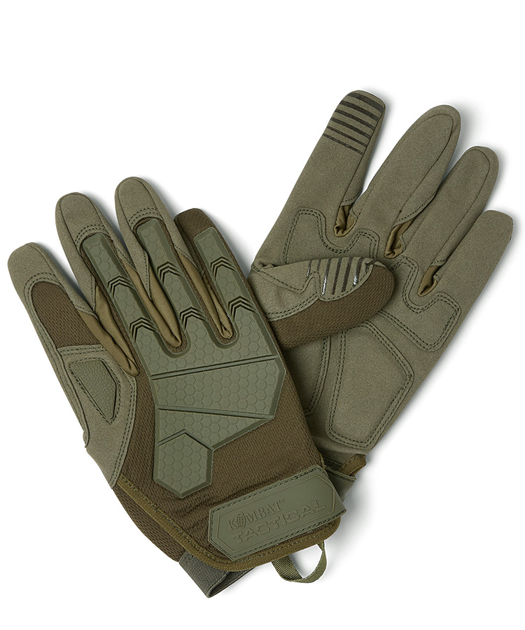 Alpha Tactical Gloves Olive Green - Image 4