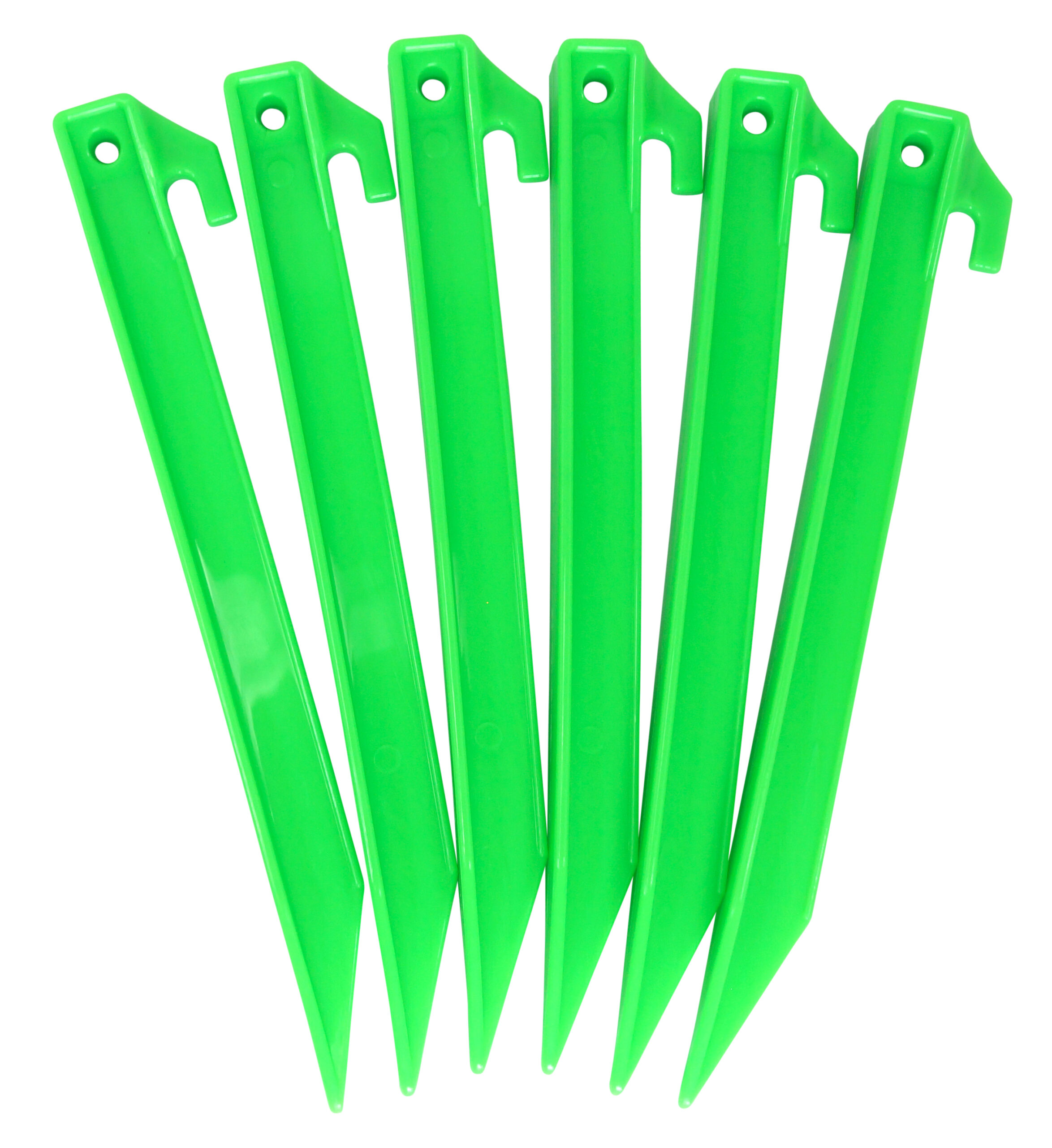 Glow in the Dark Tent Pegs – 9 “ ( 6 Pack ) 1
