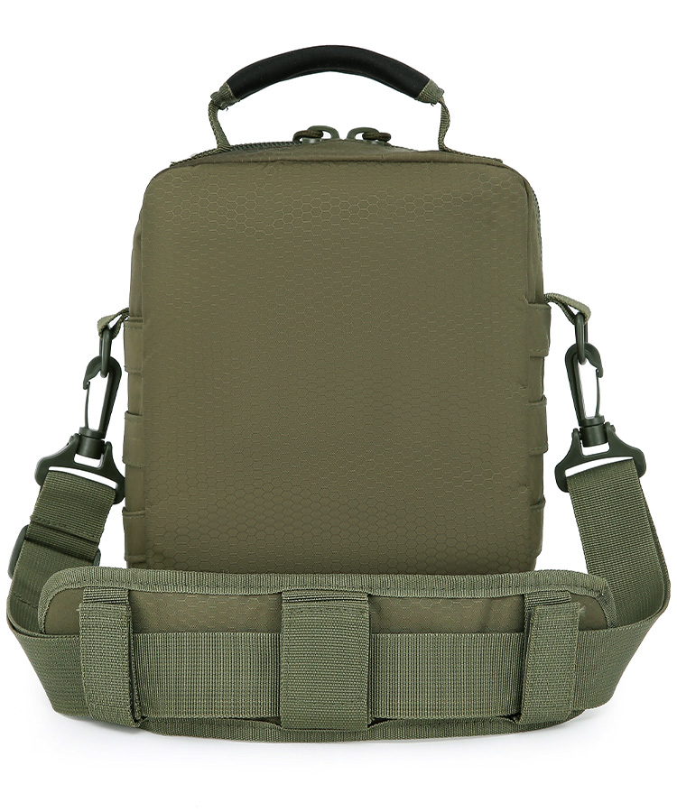 Hex Stop Explorer Shoulder Bag Olive Green 4