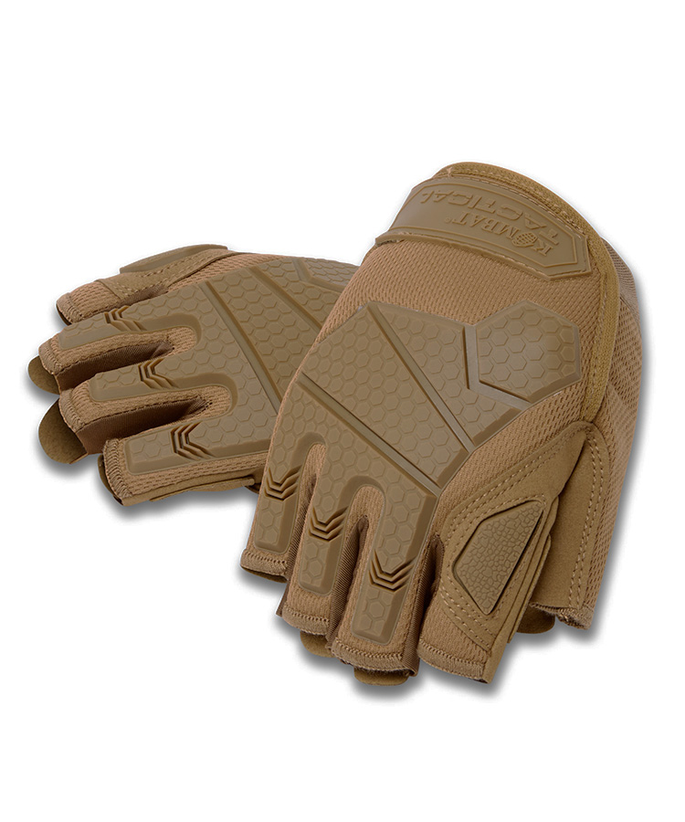 Alpha Fingerless Tactical Gloves Coyote