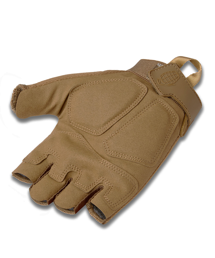Alpha Fingerless Tactical Gloves Coyote - Image 3