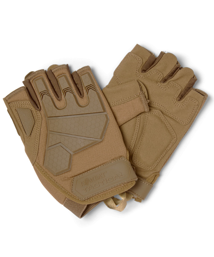 Alpha Fingerless Tactical Gloves Coyote - Image 4