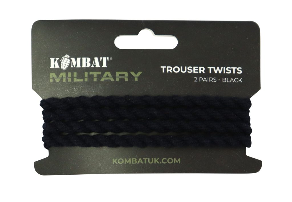Trouser Twists   Retail Pack of 2 pairs   Black