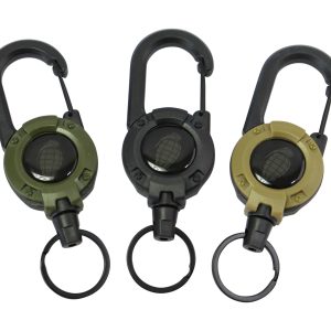 Heavy Duty Retractable Carabiner Coyote 1